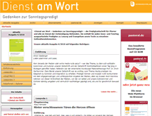 Tablet Screenshot of dienst-am-wort.de
